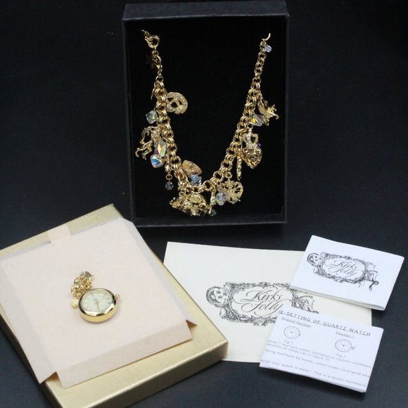 KIRKS FOLLY LEGEND OF THE HEART BRACELET NECKLACE SET - Picture 6 of 8